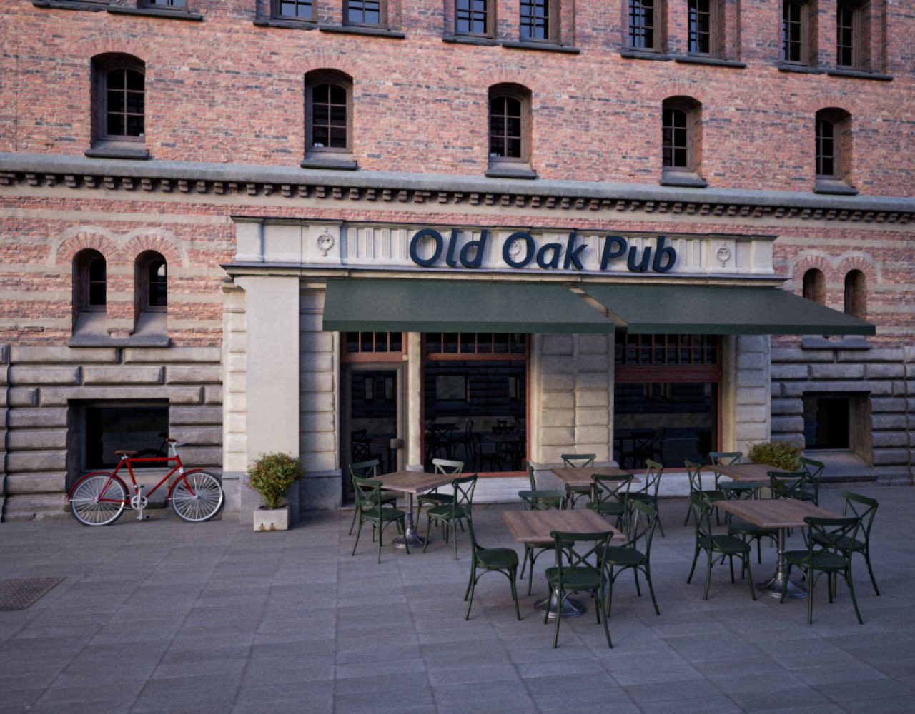 Rendering, Milano, architettura, agenzia immobiliare, fotorealistico